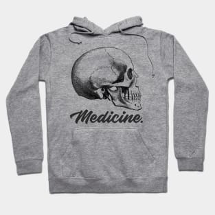 Medicine Anatomy Skull - Medical Student in Medschool Hoodie